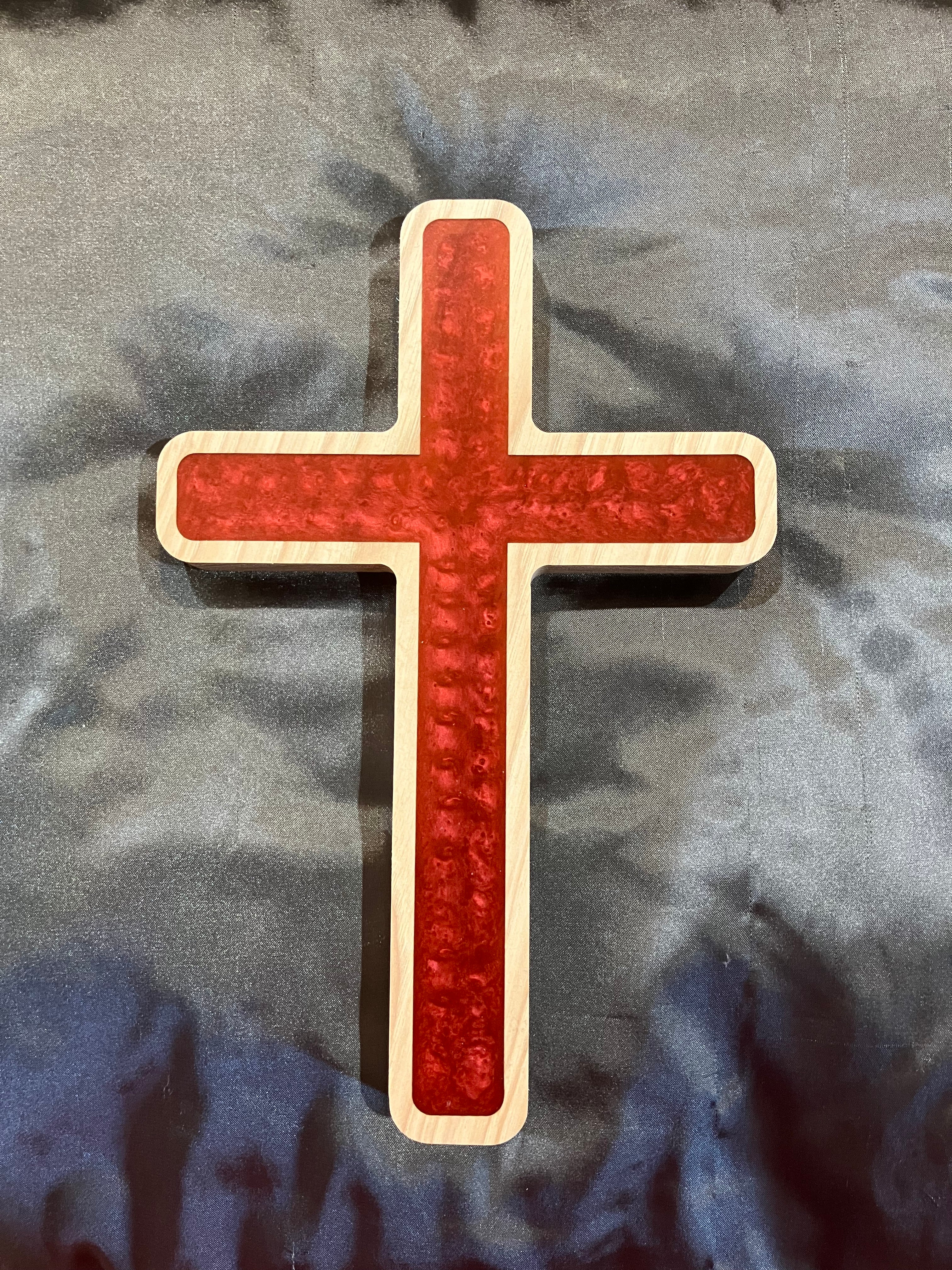 Red epoxy cross – Liberty Millwork