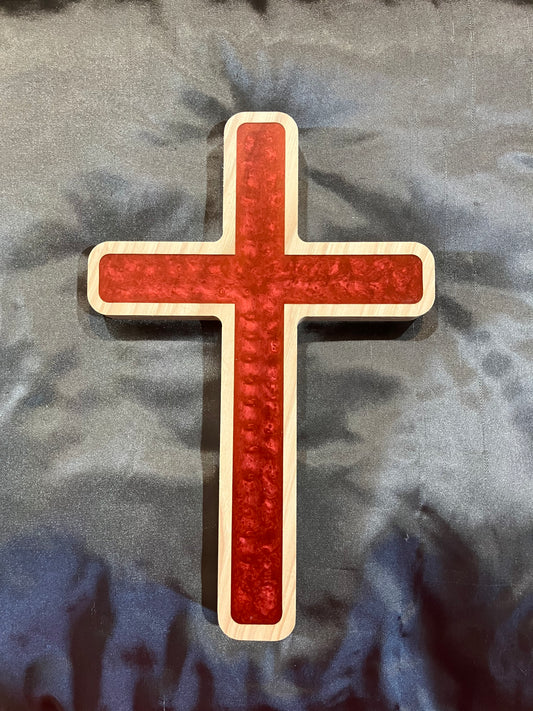 Red epoxy cross