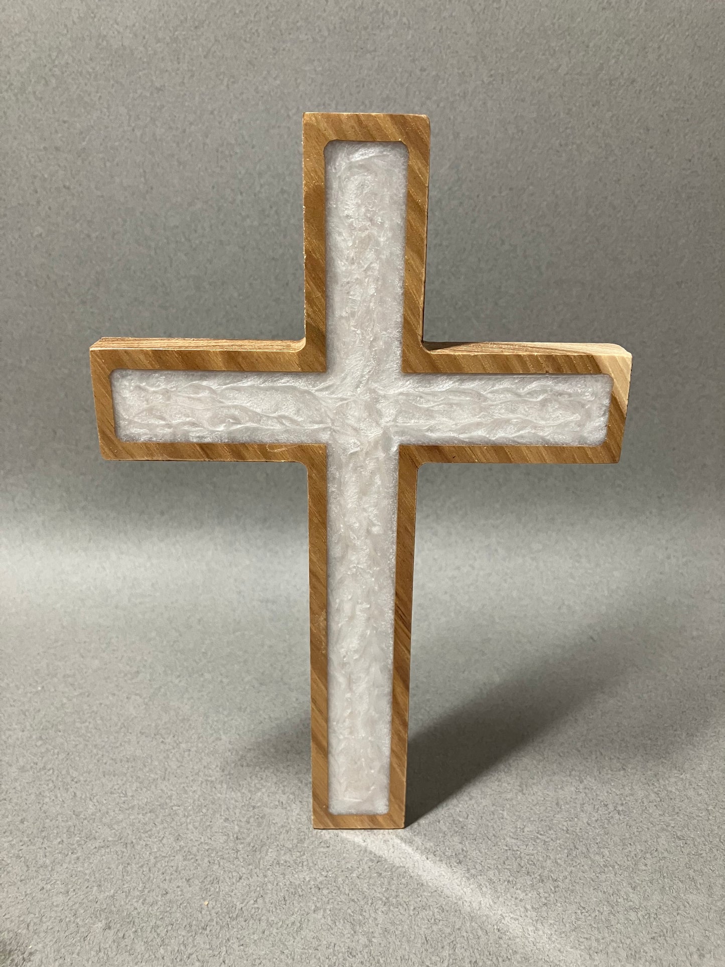 Pecan/Hickory pearl cross