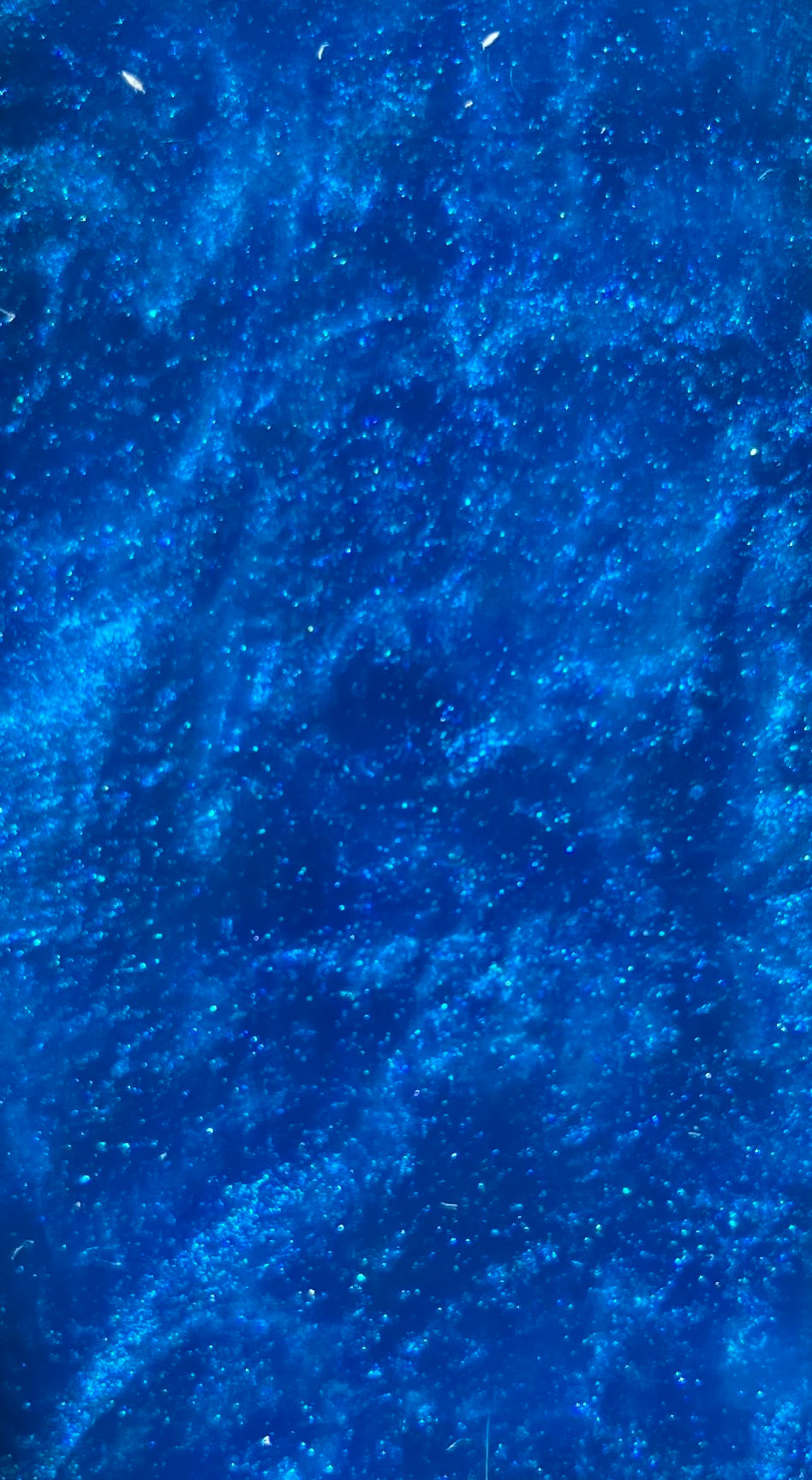 The three crosses on a hill in blue.